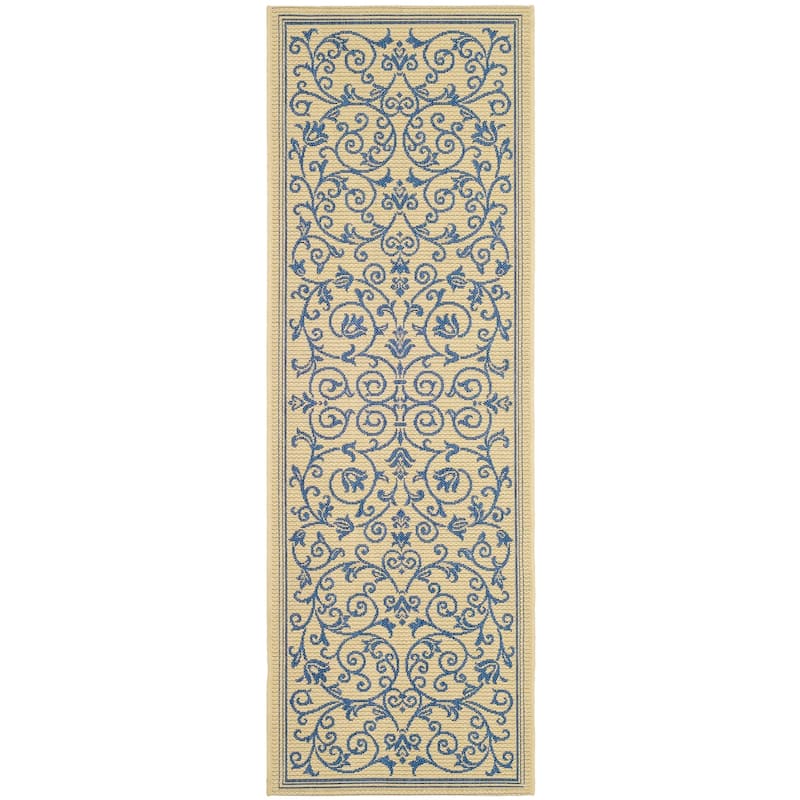 SAFAVIEH Courtyard Clarine Indoor/ Outdoor Waterproof Patio Backyard Rug