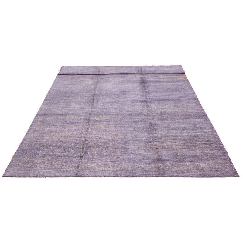 ECARPETGALLERY Hand-knotted Loreto Purple Silk Rug - 9'8 x 14'11