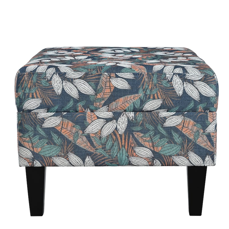 Tiernan Tufted Fabric Ottoman by Christopher Knight Home