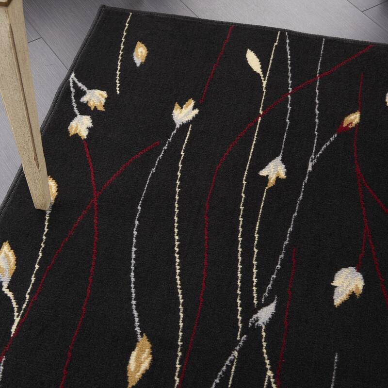 Nourison Grafix Floral Botanical Transitional Area Rug