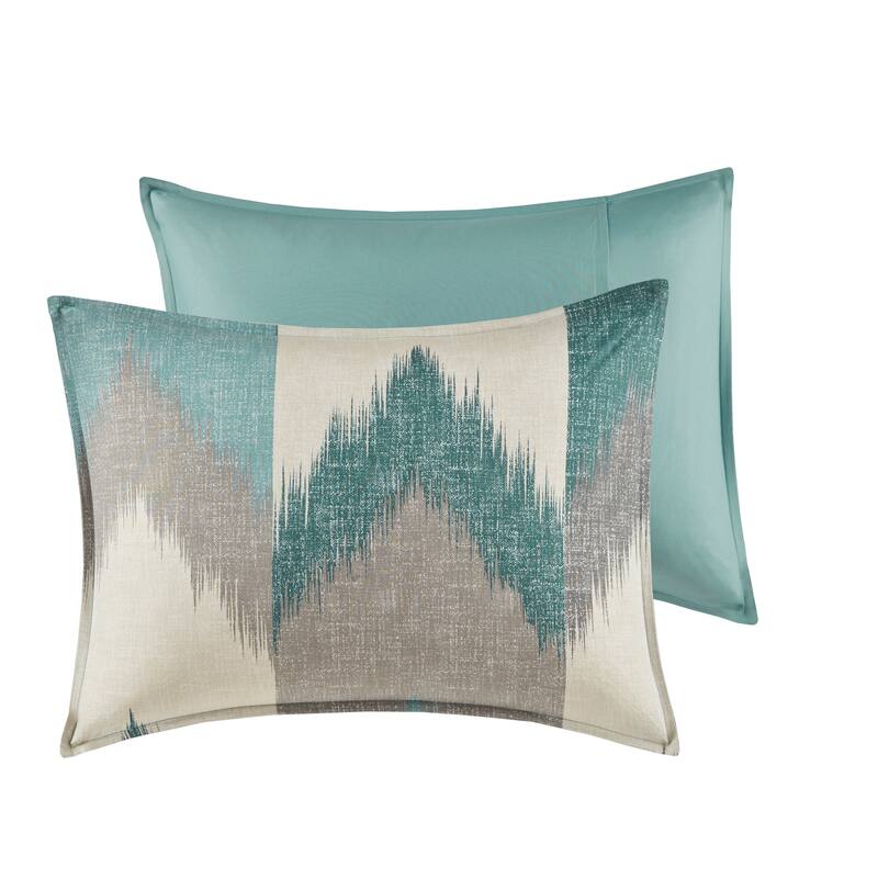 INK+IVY Alpine Aqua 3 Piece Duvet Cover Mini Set