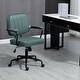 preview thumbnail 2 of 7, Home Office Chair with Swivel Wheels, Adjustable Height Computer Desk Chair, Microfiber Armchair with Tilt Function - N/A
