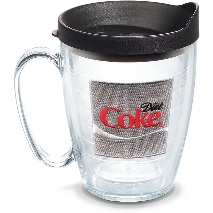 Tervis Coca-Cola® Made in USA Double Walled Insulated Travel Tumbler, Black Lid - 16oz Mug