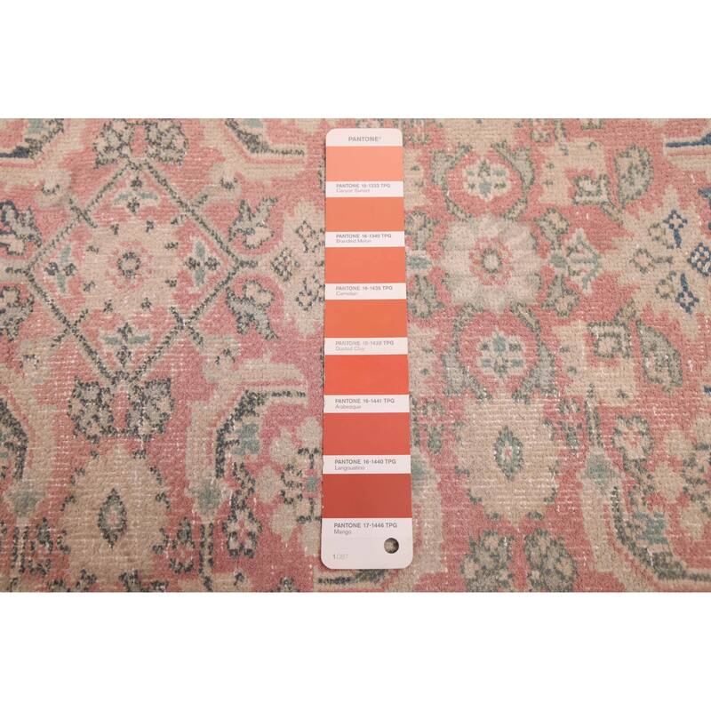 ECARPETGALLERY Hand-knotted Antalya Vintage Copper Wool Rug - 2'4 x 8'10