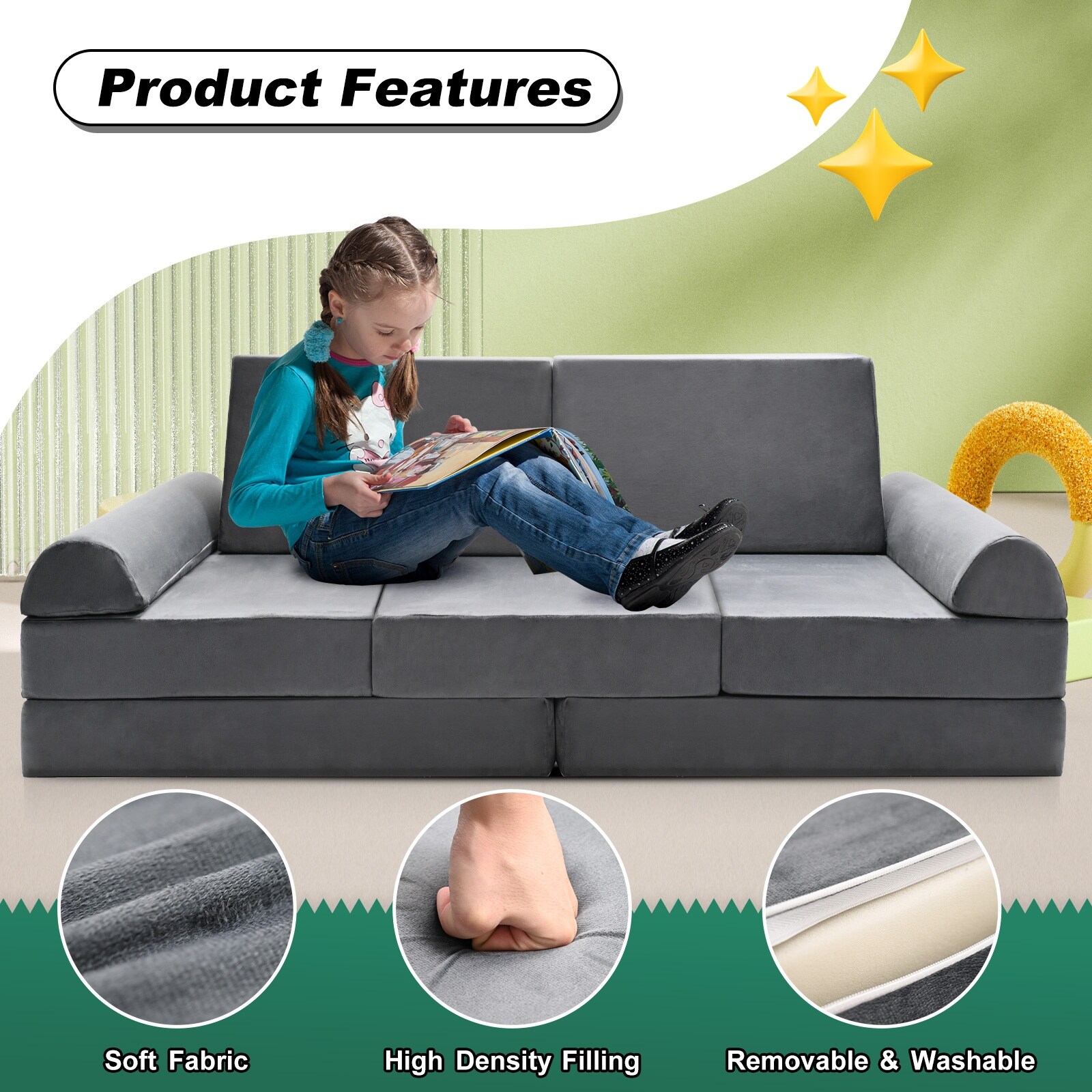 Convertible floor cushion deals