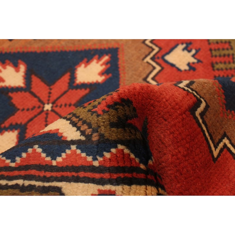 ECARPETGALLERY Hand-knotted Kargahi Copper Wool Rug - 2'8 x 9'7