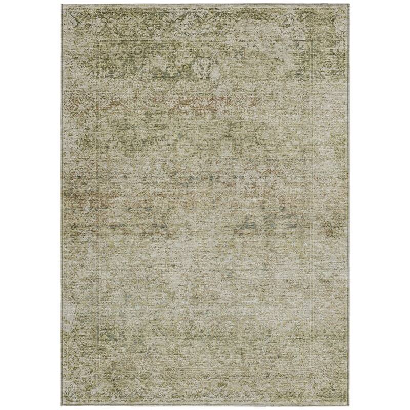 HomeRoots Abstract Traditional Rectangle Outdoor Rug