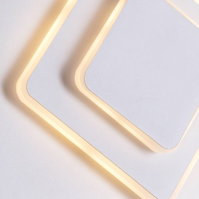 Private I Integrated LED Square Matte White Wall Sconce - Matte White