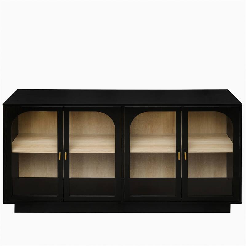 Storage Cabinet with Acrylic Door for Living Room, Dining Room, Study