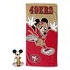 preview thumbnail 1 of 81, Disney NFL Mickey Splash Hugger Beach Towel Set