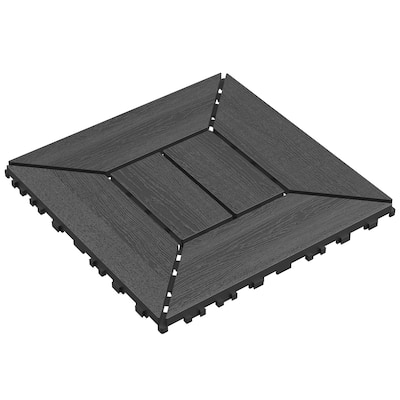 New 12 inch balcony deck tiles, DIY interlocking deck floor tiles, indoor and outdoor floor tiles, easy to install patio tiles