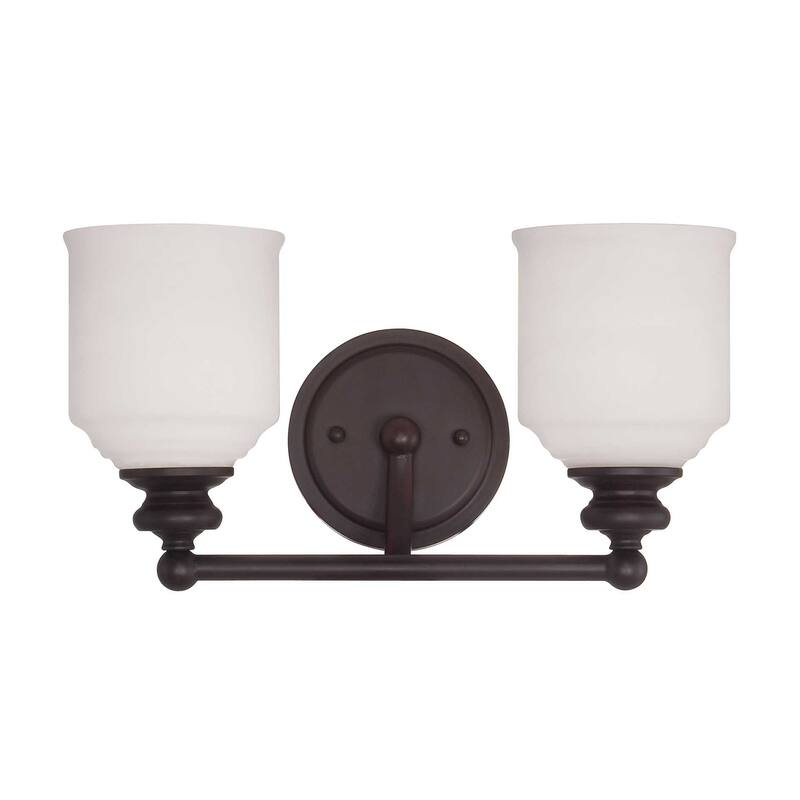 Savoy House Melrose 2 Light 15" Wide Bathroom Vanity Light