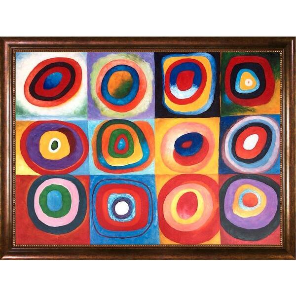 Wassily Kandinsky Farbstudie Quadrate Color Study Of Squares Hand Painted Oil Reproduction Overstock 25857325