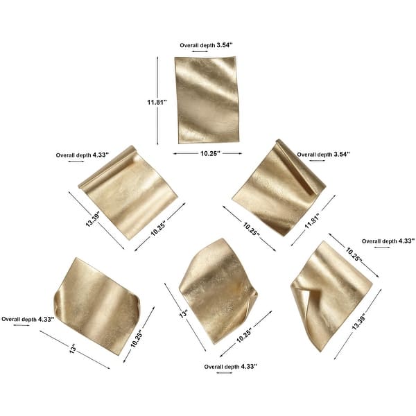 Uttermost 04258 Fluttering Pages 11" Tall Iron Abstract Sculpture -