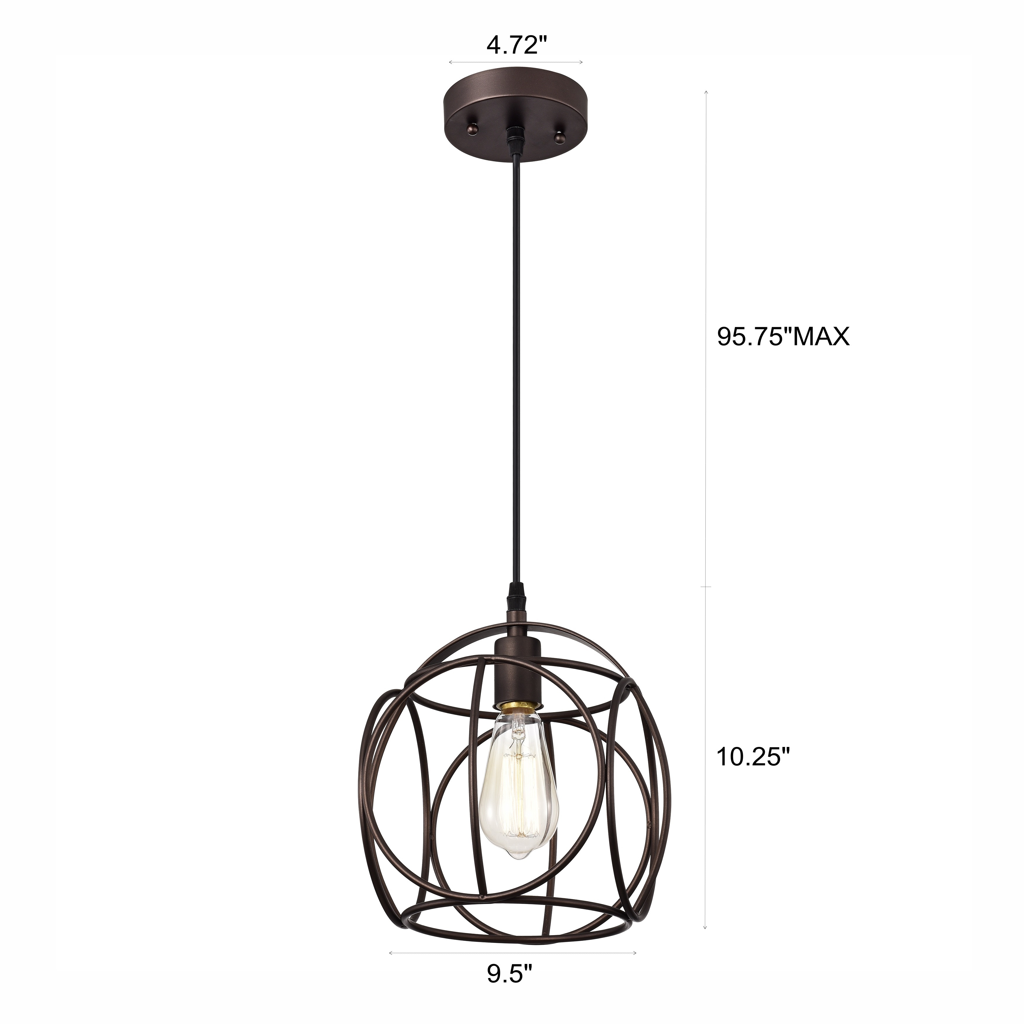 Oil rubbed bronze shop hanging light fixtures