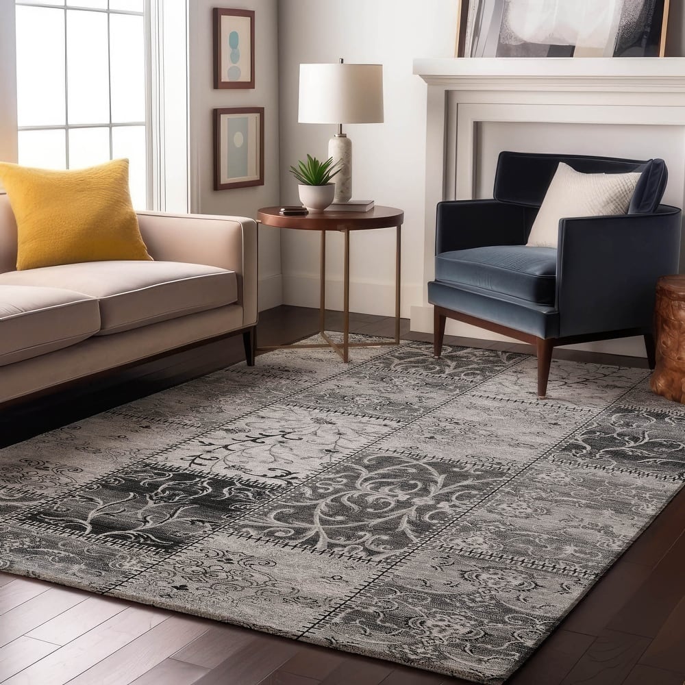Premium Washable Super Soft Moroccan Boho Patchwork Mayfield Rug