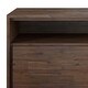 preview thumbnail 9 of 10, WYNDENHALL Mitchell SOLID ACACIA WOOD 42" Wide Modern TV Media Stand in Distressed Charcoal Brown For TVs up to 43 inches