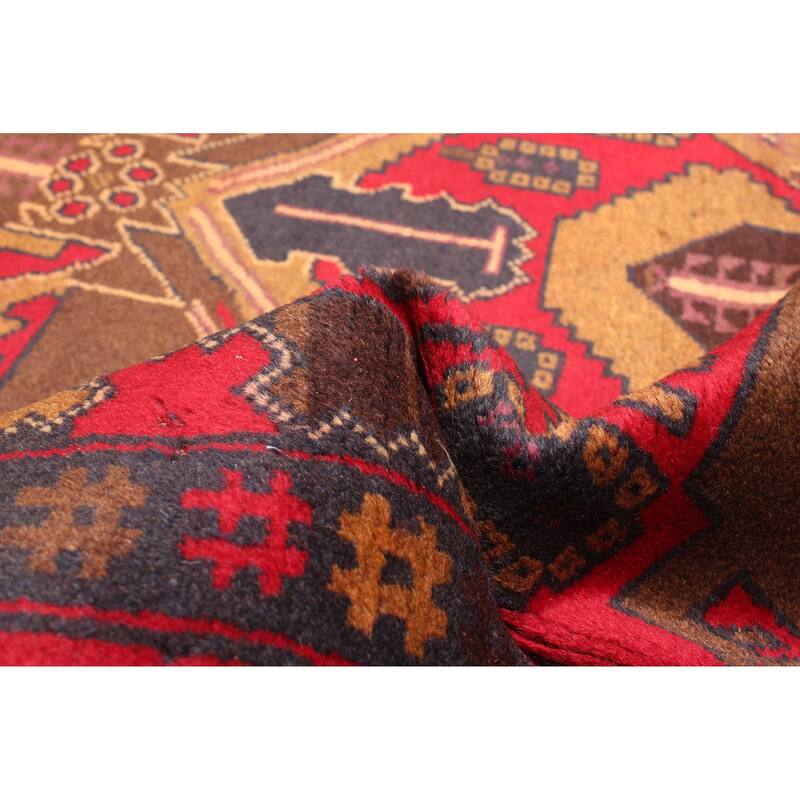 ECARPETGALLERY Hand-knotted Teimani Brown Wool Rug - 3'9 x 7'0