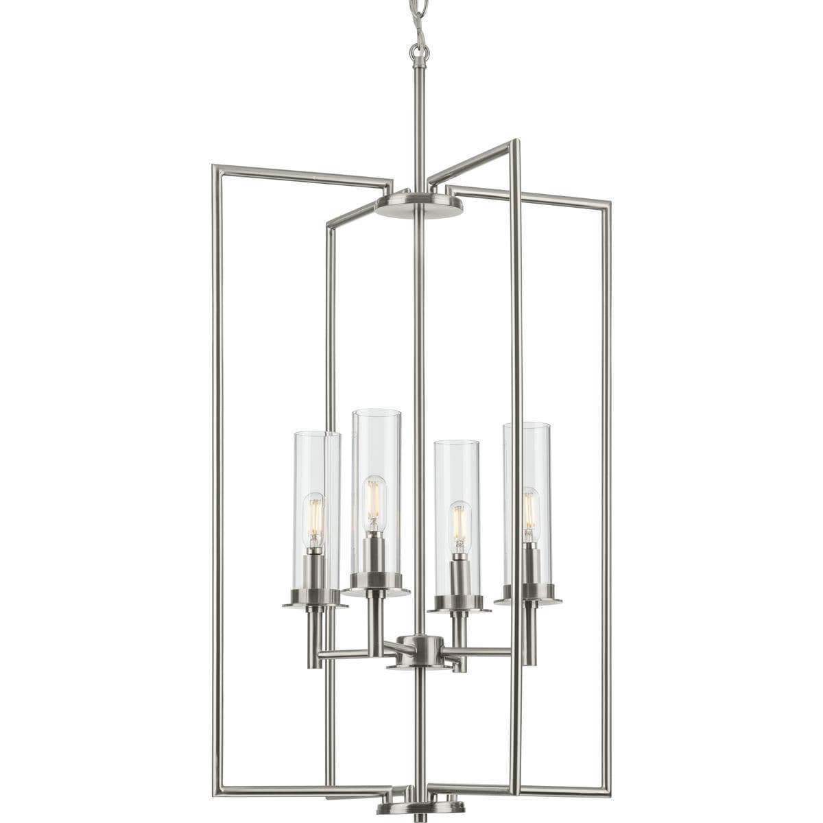 Brushed nickel foyer pendant outlet