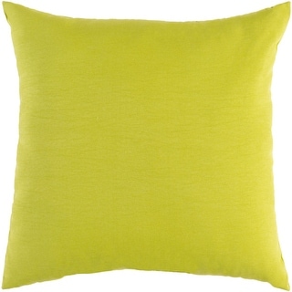Miguel Lime Solid Indoor/ Outdoor Throw Pillow (16" x 16")