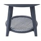 preview thumbnail 20 of 18, Furniture of America Delgado 3-Piece Patio Chair & Slate Top Table Set
