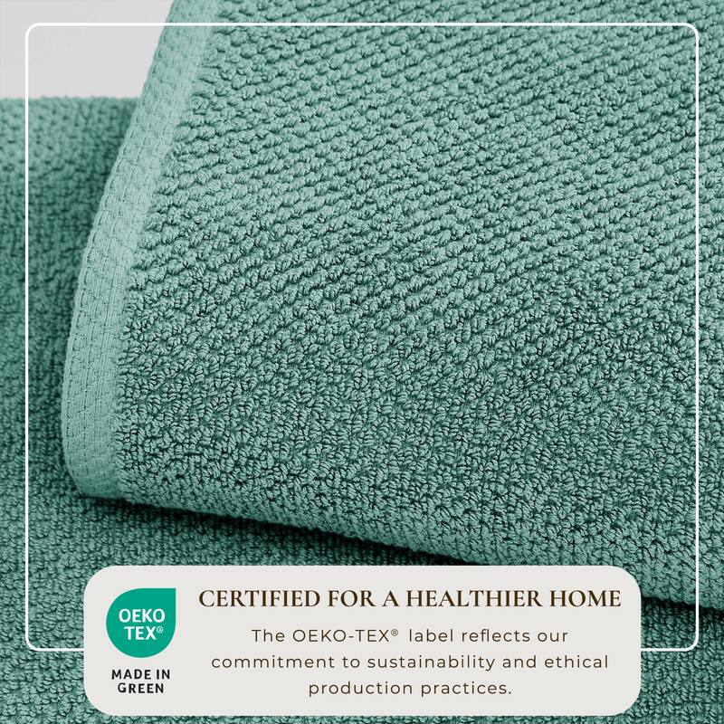 Linery & Co. Luxury Cotton Textured Bath Towel