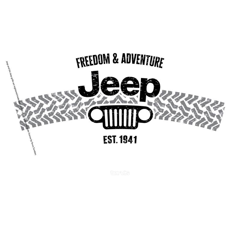 Tervis Jeep Freedom and Adventure Made in USA Double Walled Insulated Travel Tumbler, Classic