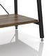 preview thumbnail 11 of 10, DH BASIC Urban Light Hickory 2-Open Shelf Mini Bar by Denhour