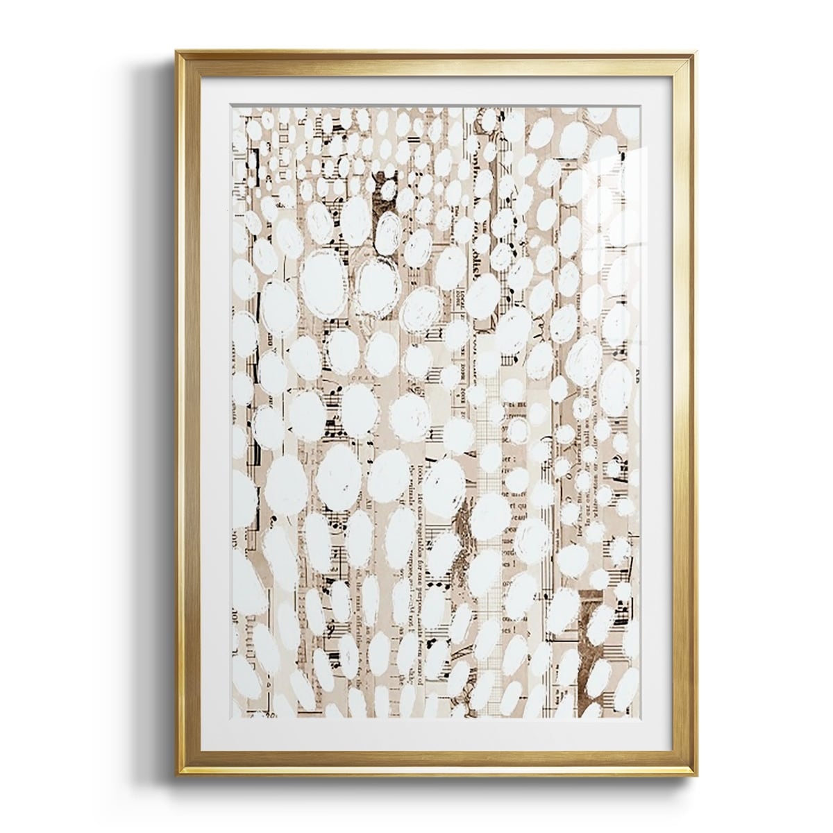 Vintage Pattern I Premium Framed Print - Ready to Hang