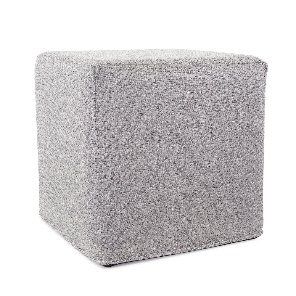 Allan Andrews No Tip Short Block Ottoman with Cover, Panama Collection