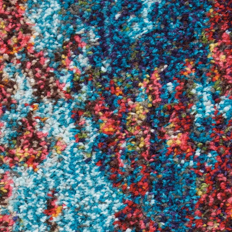 Sasim Power Loomed Abstract Modern Area Rug By HomeRoots - 144' X '26' X '0.5