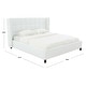 preview thumbnail 7 of 19, SAFAVIEH Couture Emerson Grid Tufted Bed.