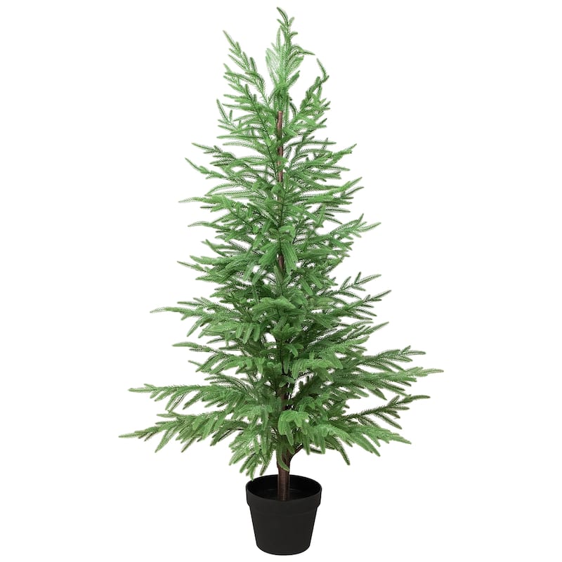 Medium Norfolk Pine Artificial Potted Christmas Tree