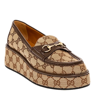 Gucci Horsebit Wedge Loafers