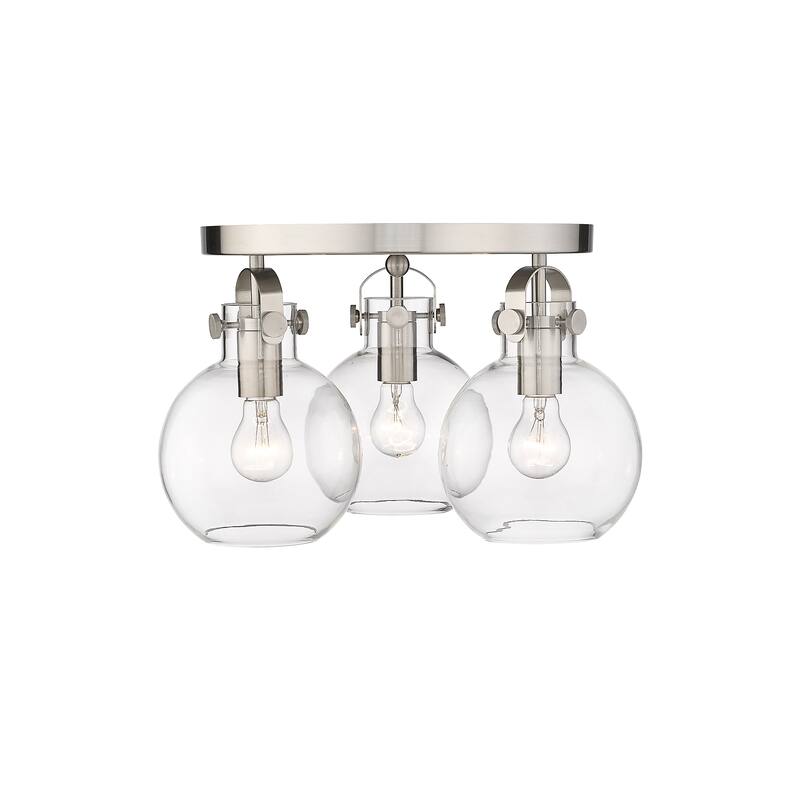 Innovations Lighting Newton Sphere - 3 Light 7" Flush Mount