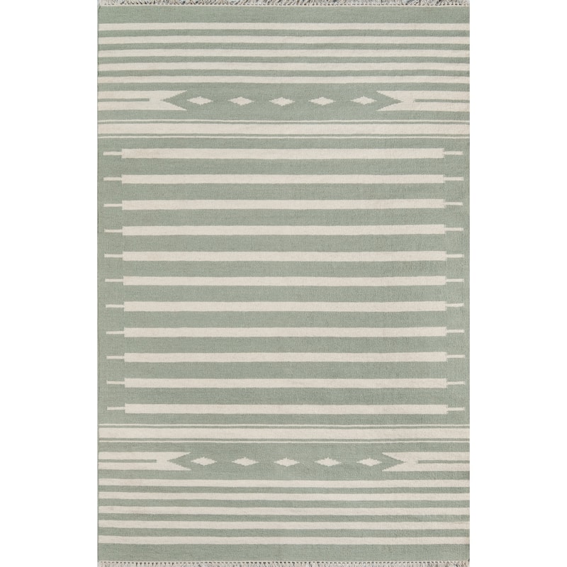 Skyline Decor Light Green Thompson Rugs in Rectangle Shape - Big