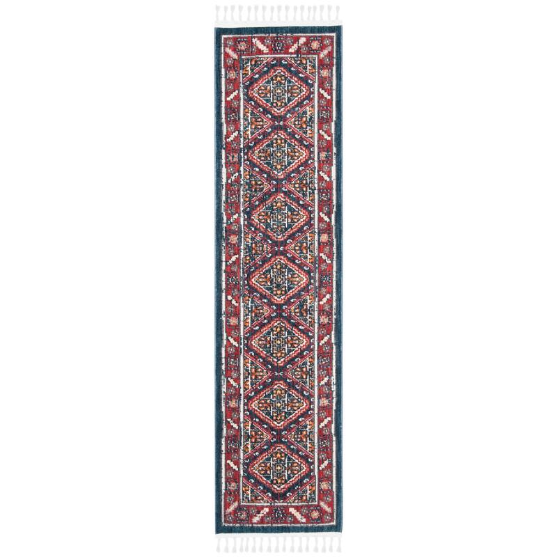 SAFAVIEH Farmhouse Dagbjort Boho Tribal Polyester Rug