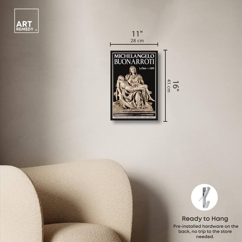 Marble Lamentation Canvas by Art Remedy