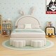 preview thumbnail 34 of 42, Upholstered Velvet Platform Bed with 2 Storage Benches