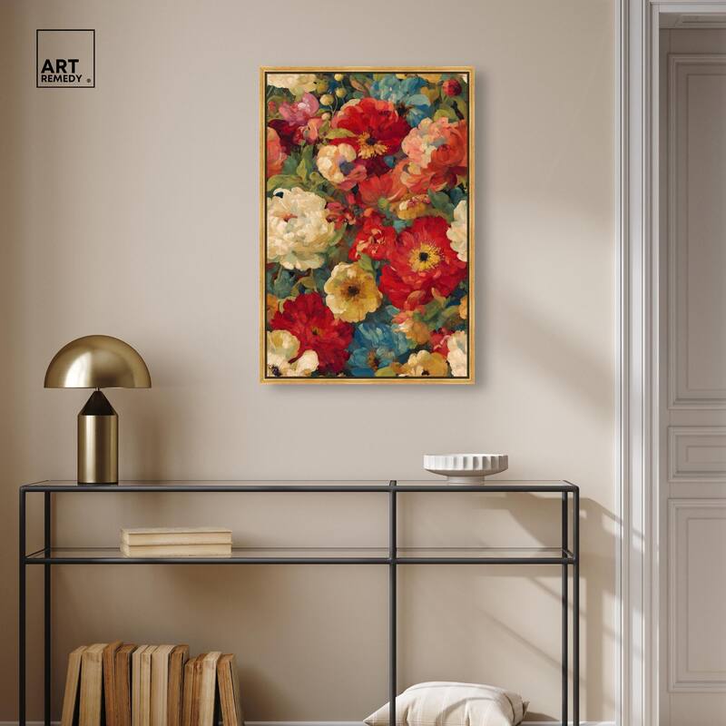 Garden Tapestries II Canvas by Art Remedy