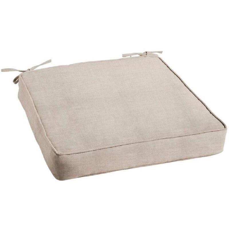 Sunbrella Cast Silver Indoor/ Outdoor Deep Seating Chair Cushion