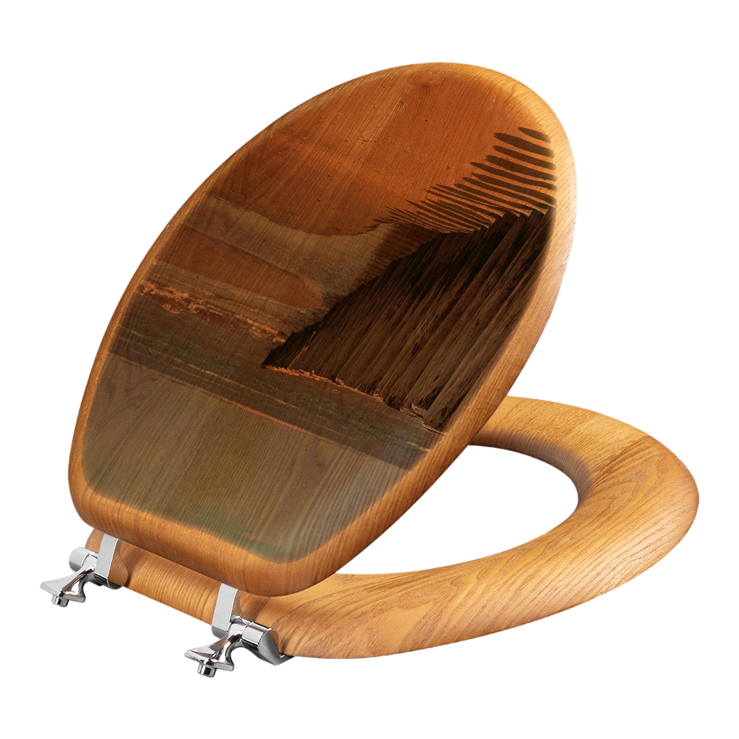 Oak Toilet Seat The Divide Bed Bath Beyond 38461405
