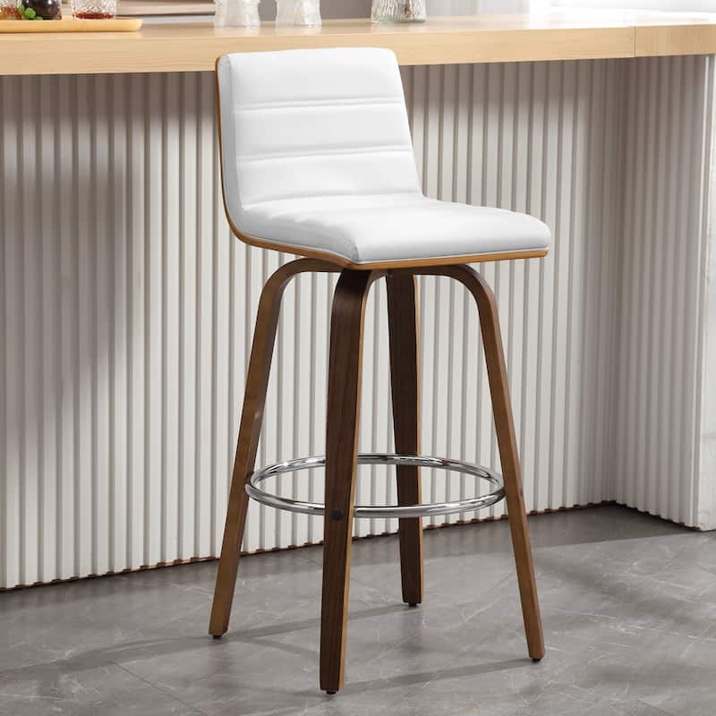 26"/29" Faux Leather Swivel Bar/Counter Stools, Set of 2/3