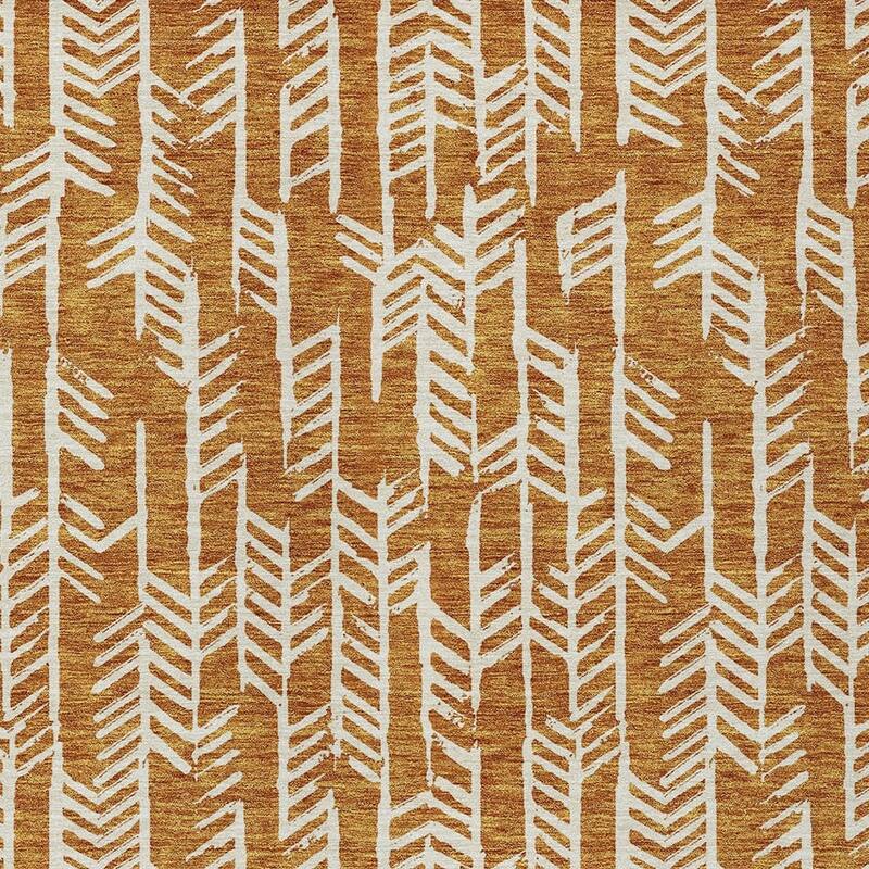 HomeRoots Tribal Transitional Rectangle Outdoor Rug