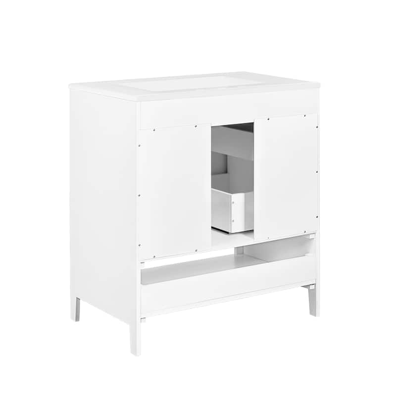 Bathroom Cabinet with Sink,Doors and Drawers
