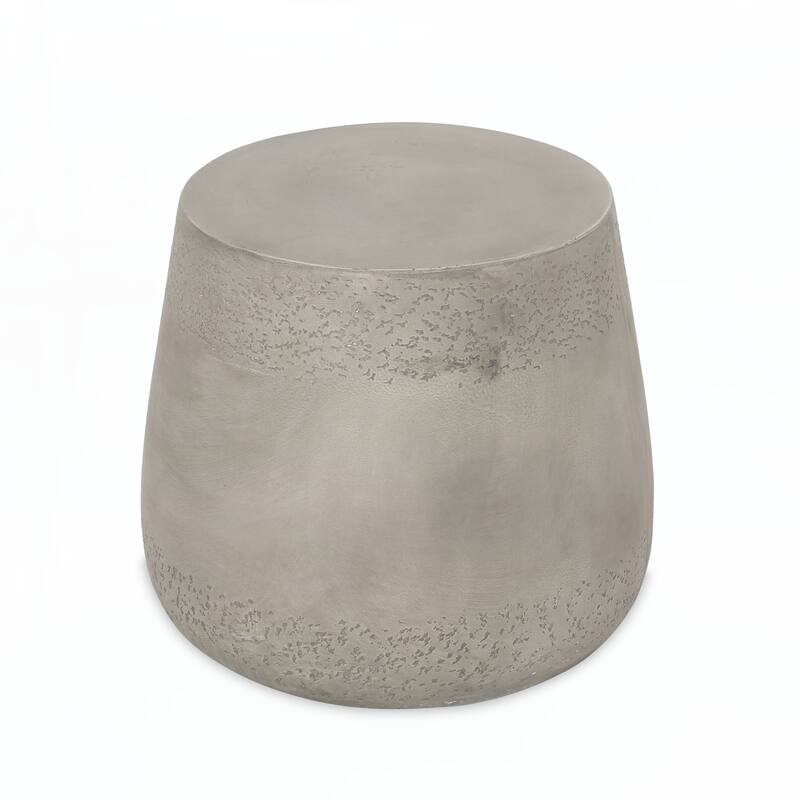 outdoor Magnesium Oxide SIDE TABLE,Light Gray