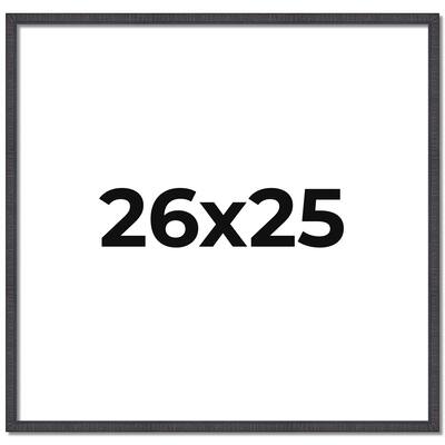 26x25 Frame Brown Solid Wood Picture Frame - Complete Modern Photo
