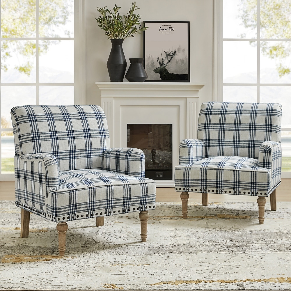 Plaid chair hotsell
