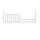 preview thumbnail 1 of 0, Taylor Farmhouse 55" Wide Toddler guardrail, Sea Shell White