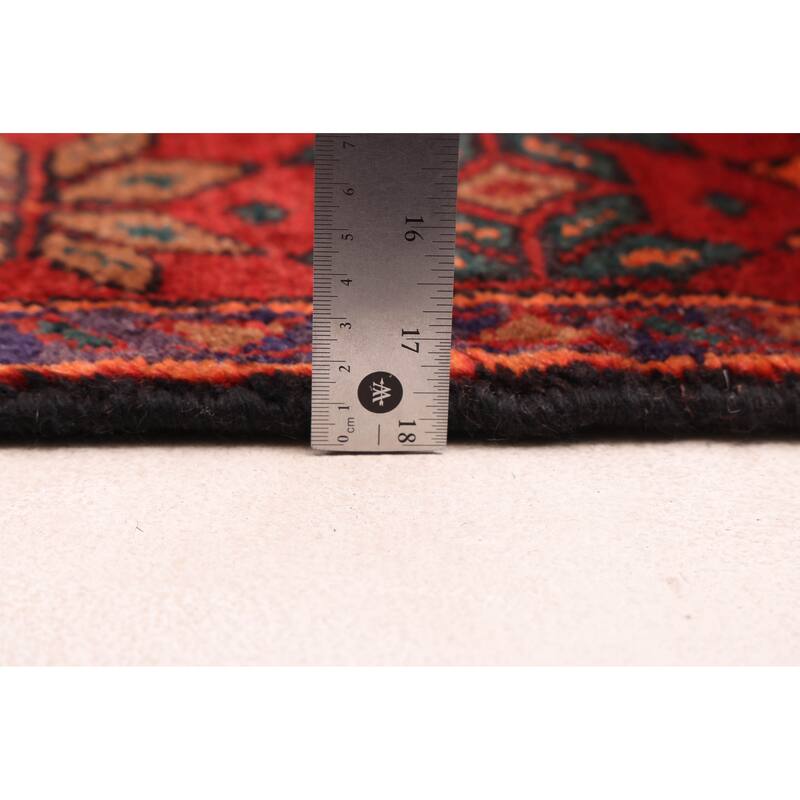 ECARPETGALLERY Hand-knotted Andelz Red Wool Rug - 4'8 x 8'2